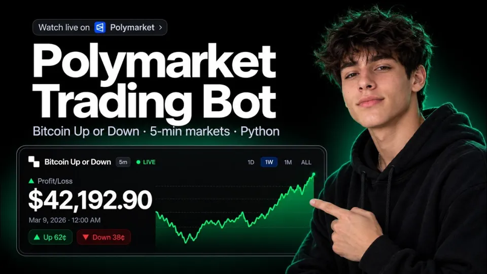Polymarket Bot, Automated Trading on 5-Minute Bitcoin Up or Down